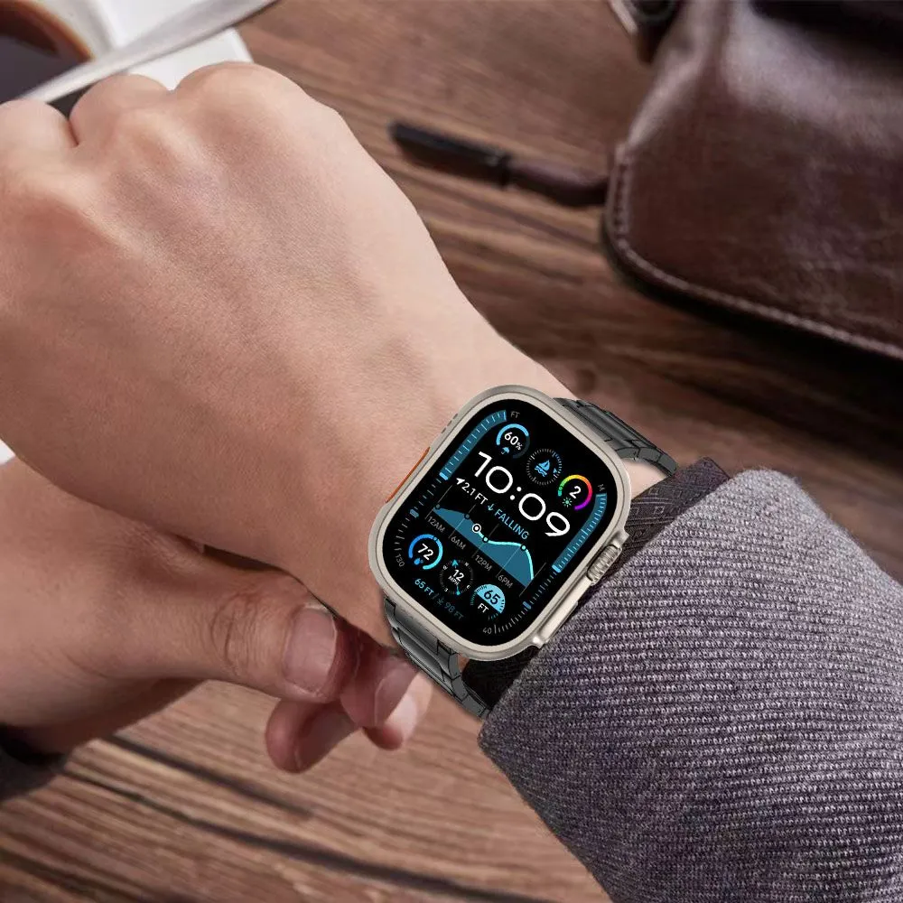 Apple Watch Ultra 4 Viedpulksteņu siksniņas sudraba TECH-PROTECT STAINLESS CLASSIC (49 mm)