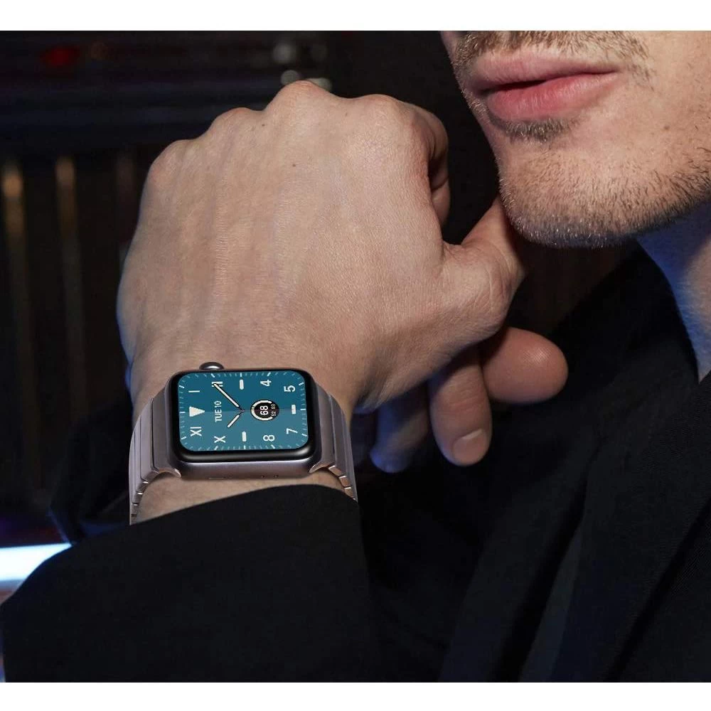 Apple Watch Ultra 4 Viedpulksteņu siksniņas sudraba TECH-PROTECT LINKBAND (49 mm)