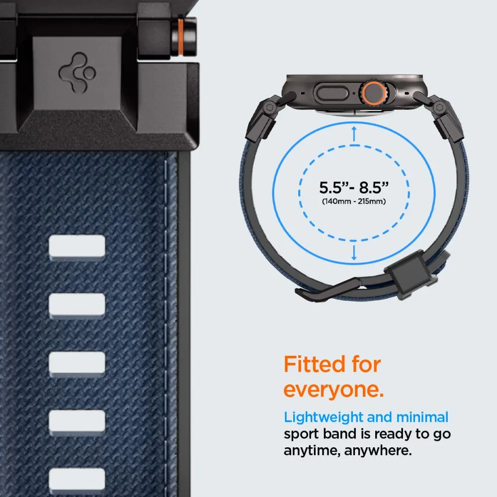 Apple Watch Ultra 4 Viedpulksteņu siksniņas zils SPIGEN DURAPRO ARMOR (49 mm)