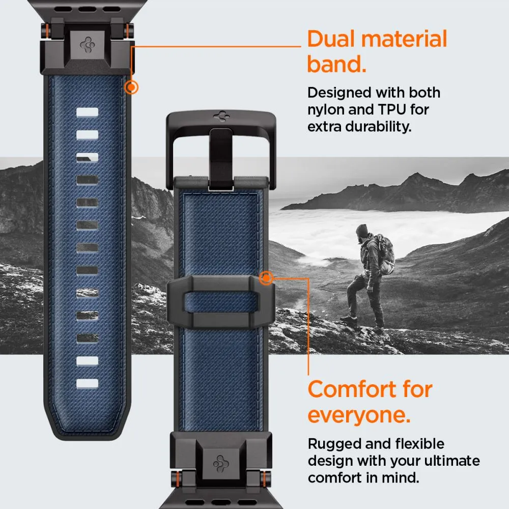 Apple Watch Ultra 4 Viedpulksteņu siksniņas zils SPIGEN DURAPRO ARMOR (49 mm)