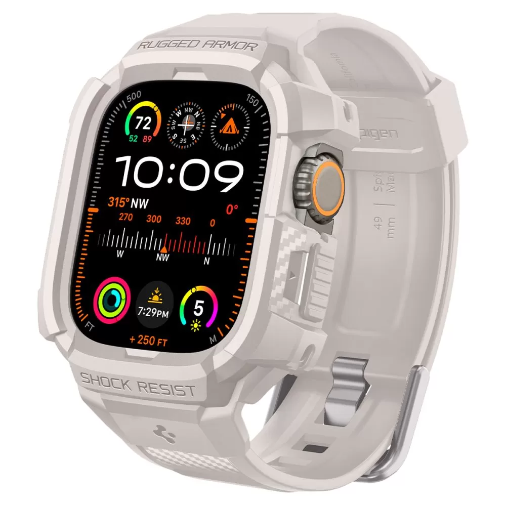 Apple Watch Ultra 4 Smartwatch Bands SPIGEN RUGGED ARMOR ”PRO” (49 mm)