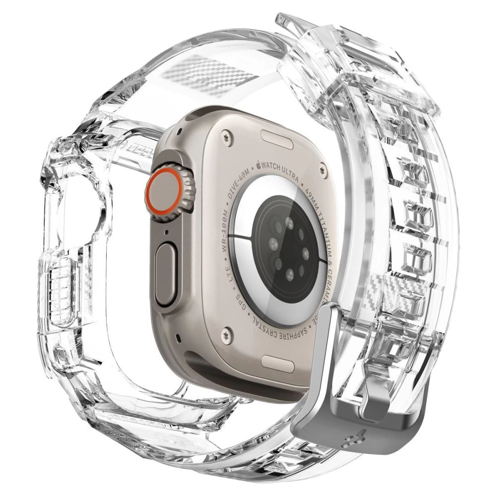Apple Watch Ultra 4 Viedpulksteņu siksniņas caurspīdīgs SPIGEN RUGGED ARMOR ”PRO” (49mm)