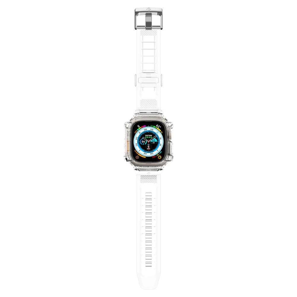 Apple Watch Ultra 4 Viedpulksteņu siksniņas caurspīdīgs SPIGEN RUGGED ARMOR ”PRO” (49mm)