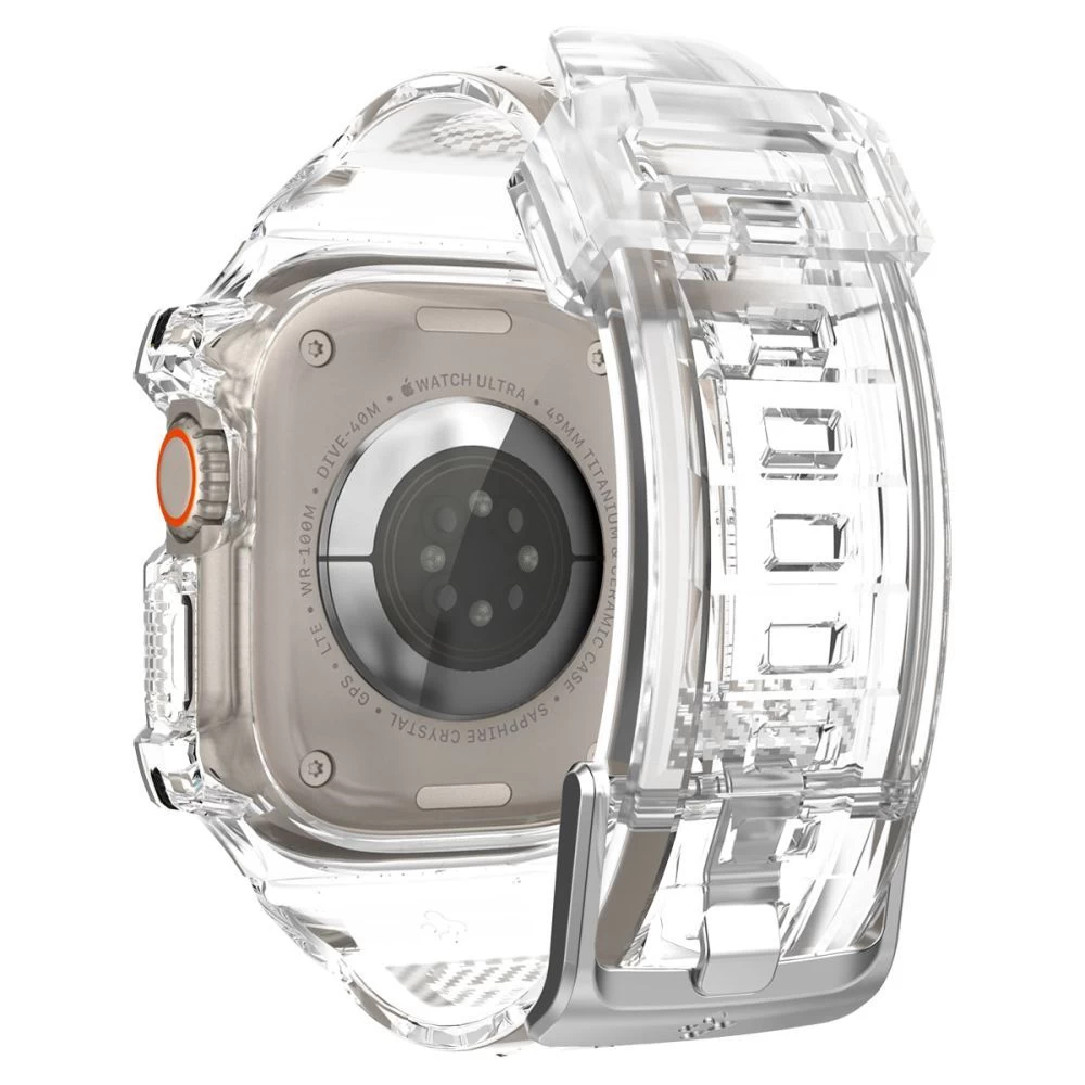 Apple Watch Ultra 4 Viedpulksteņu siksniņas caurspīdīgs SPIGEN RUGGED ARMOR ”PRO” (49mm)