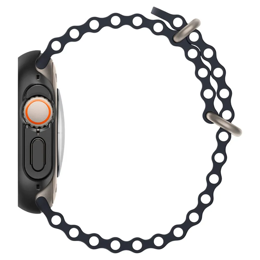 Apple Watch Ultra 4 Aizsargvāciņi un maciņi melns SPIGEN THIN FIT (49 mm)