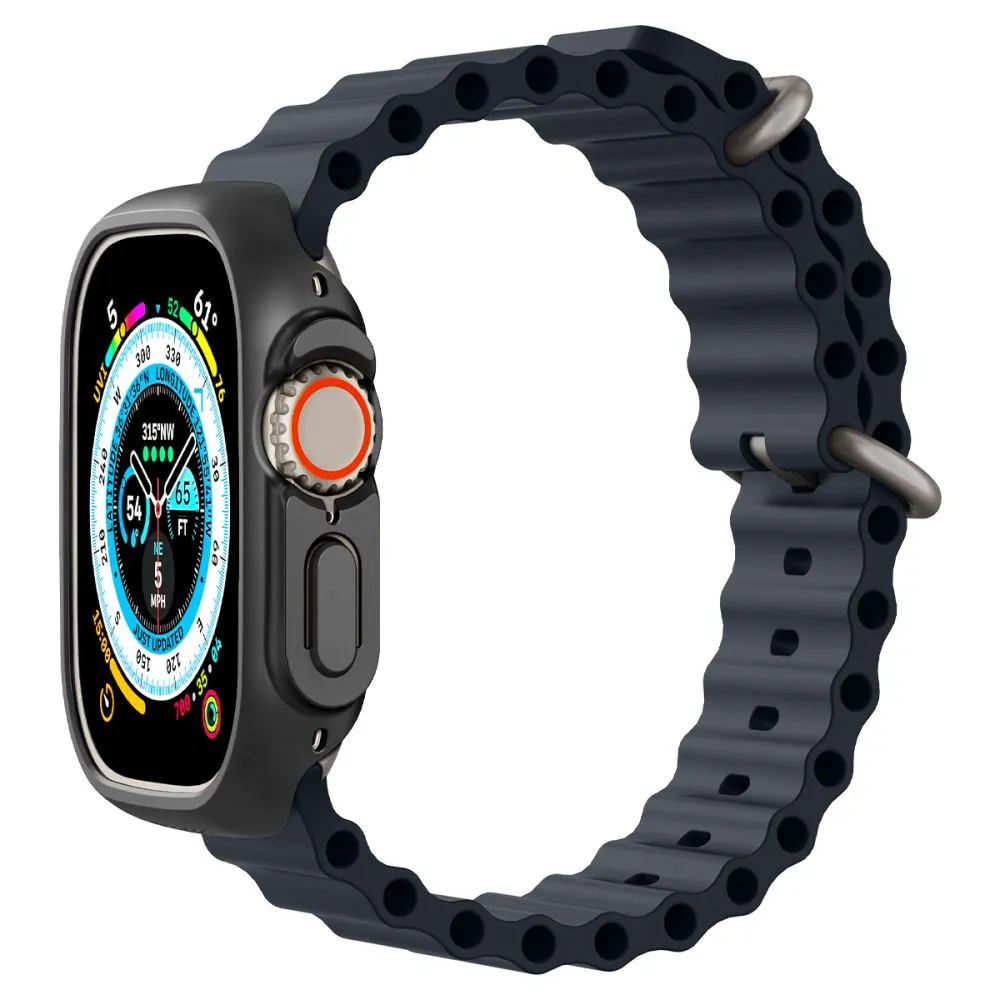 Apple Watch Ultra 4 Aizsargvāciņi un maciņi melns SPIGEN THIN FIT (49 mm)