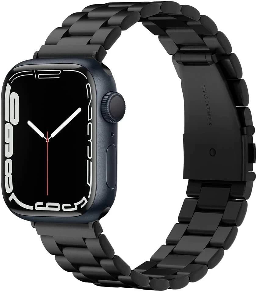 Apple Watch Ultra 4 Viedpulksteņu siksniņas melns SPIGEN Modern Fit Band (49mm)