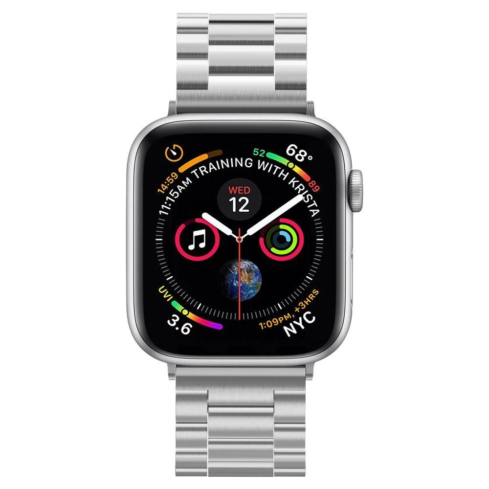 Apple Watch Ultra 4 Viedpulksteņu siksniņas sudraba SPIGEN MODERN FIT BAND (49mm)
