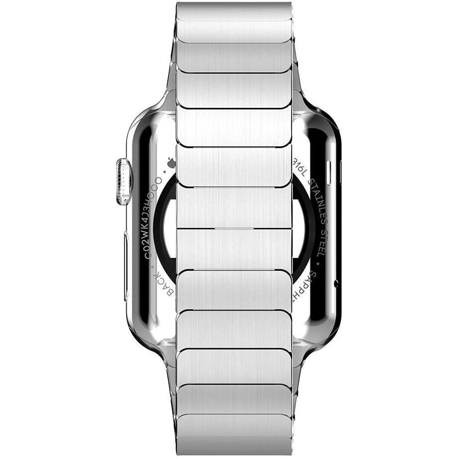 Apple Watch Ultra 4 Viedpulksteņu siksniņas sudraba TECH-PROTECT LINKBAND (49 mm)