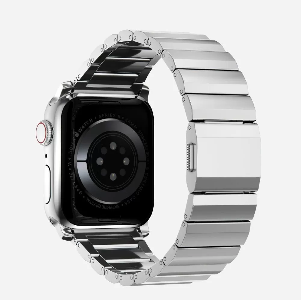 Apple Watch Ultra 4 Viedpulksteņu siksniņas sudraba TECH-PROTECT STEELBAND (49 mm)