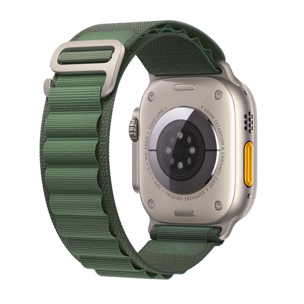 Apple Watch Ultra 4 Viedpulksteņu siksniņas zaļš TECH-PROTECT NYLON PRO (49 mm)