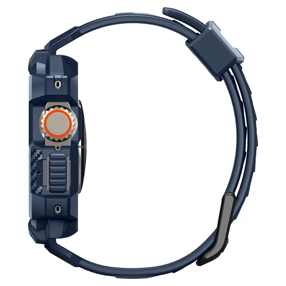 Apple Watch Ultra 4 Viedpulksteņu siksniņas zils SPIGEN RUGGED ARMOR ”PRO” (49 mm)