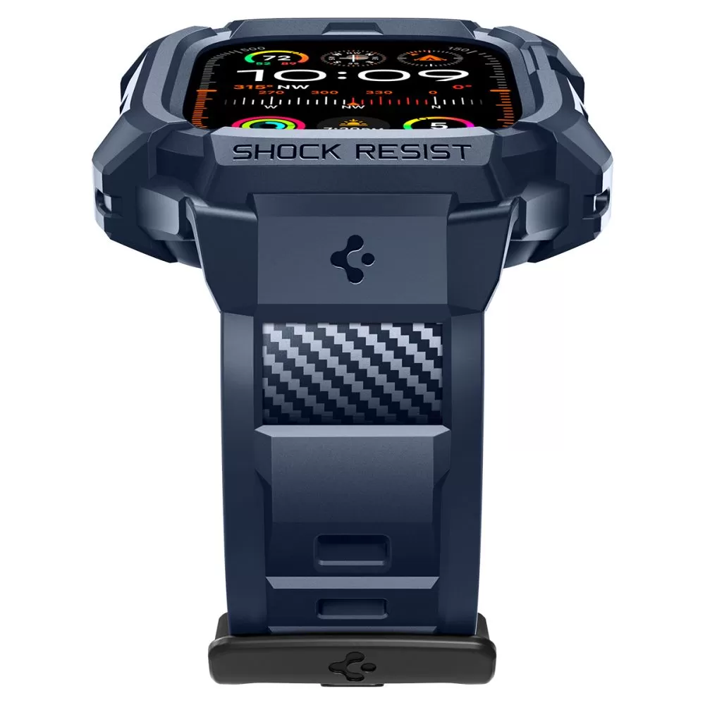Apple Watch Ultra 4 Viedpulksteņu siksniņas zils SPIGEN RUGGED ARMOR ”PRO” (49 mm)