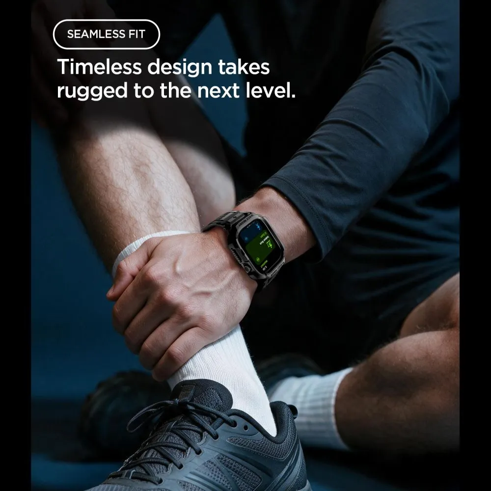 Apple Watch 12 Armband för smartklockor  SPIGEN RUGGED ARMOR PRO (46 MM)