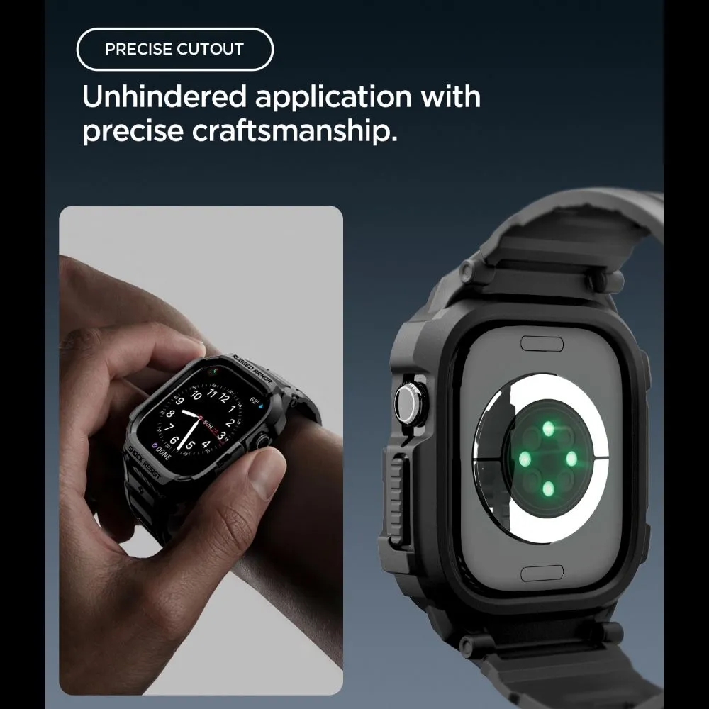 Apple Watch 12 Armband för smartklockor  SPIGEN RUGGED ARMOR PRO (46 MM)