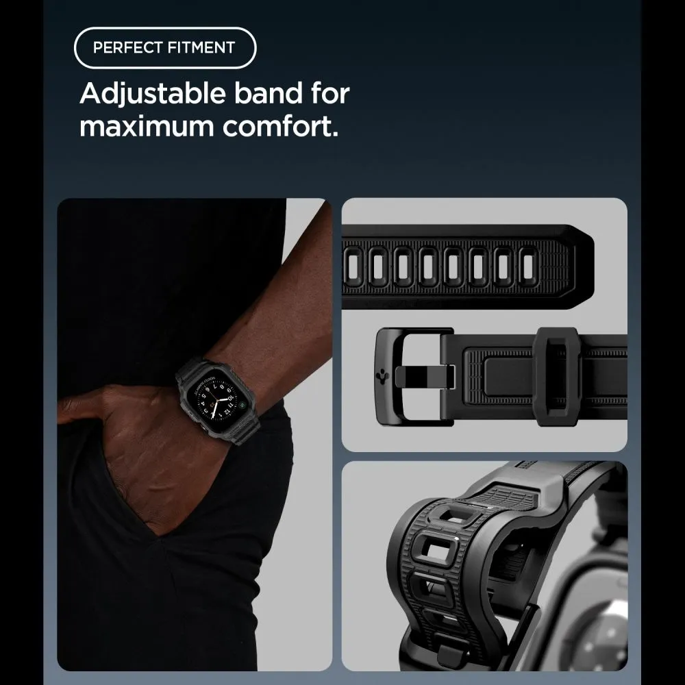 Apple Watch 12 Armband för smartklockor  SPIGEN RUGGED ARMOR PRO (46 MM)