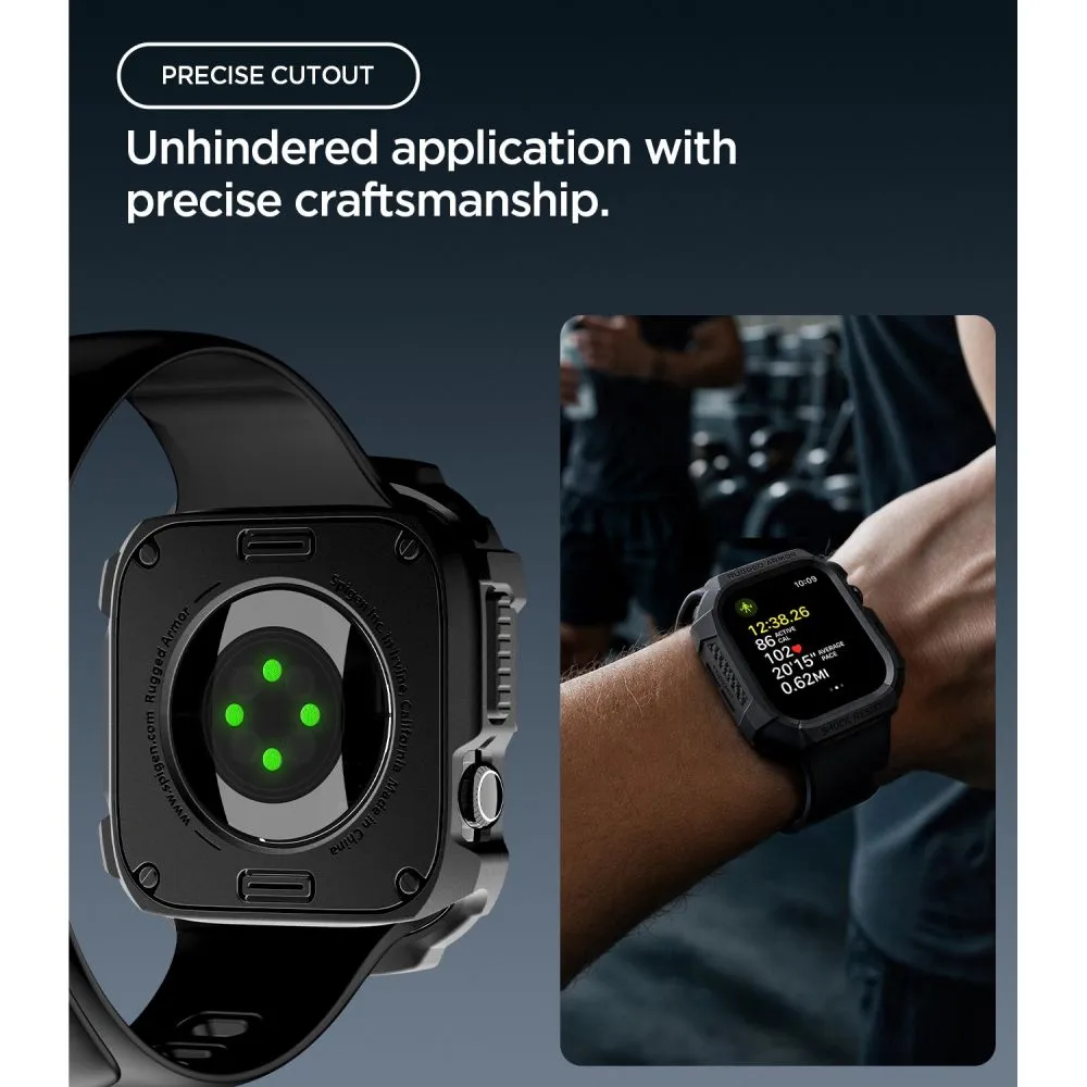 Apple Watch 12 Skyddsfodral och cases  SPIGEN RUGGED ARMOR (42 MM)