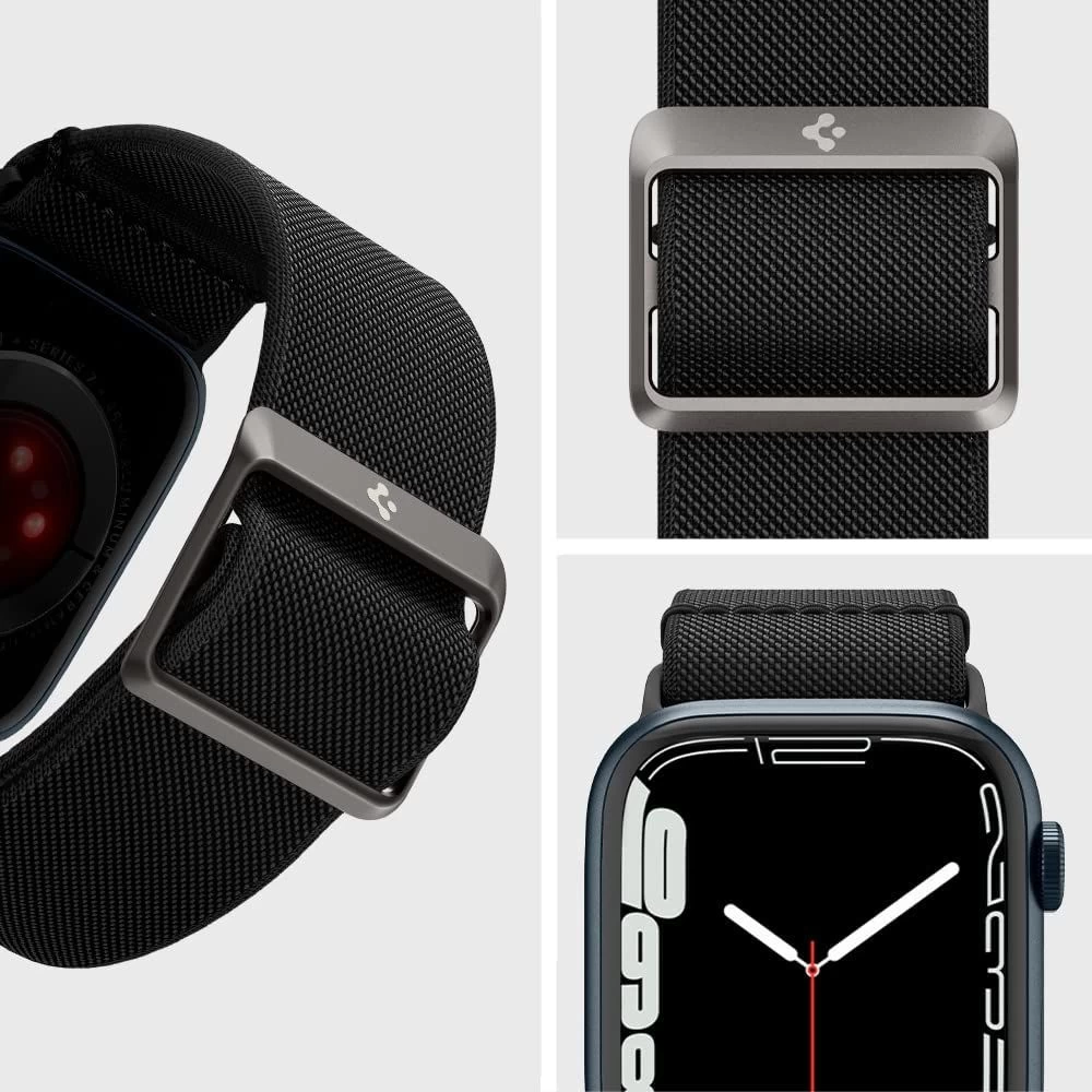 Apple Watch 12 Viedpulksteņu siksniņas melns SPIGEN FIT LITE (44/45/46 MM)