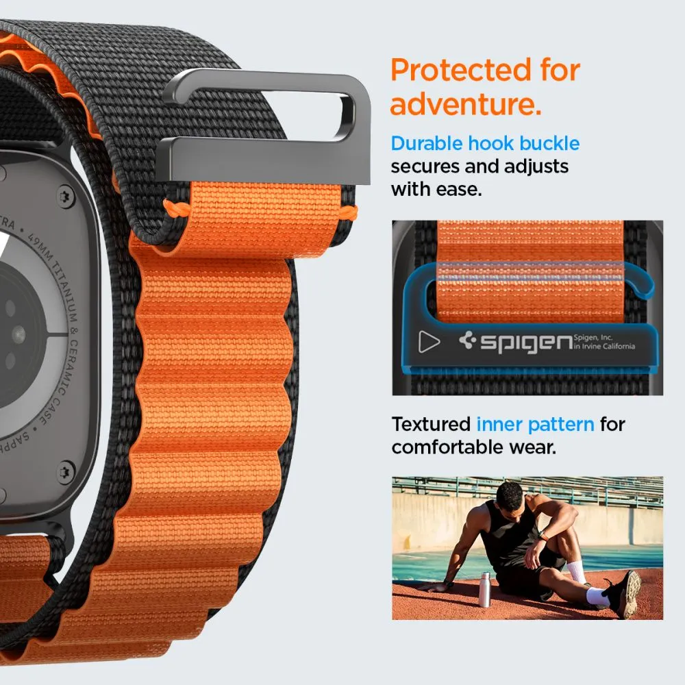 Apple Watch 12 Viedpulksteņu siksniņas  SPIGEN WBF1 BAND (44/45/46 MM)