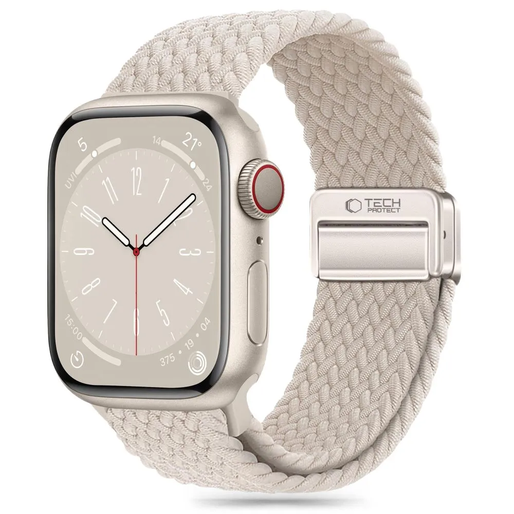 Apple Watch 12 Armband för smartklockor  TECH-PROTECT NYLONMAG (44/45/46 MM)