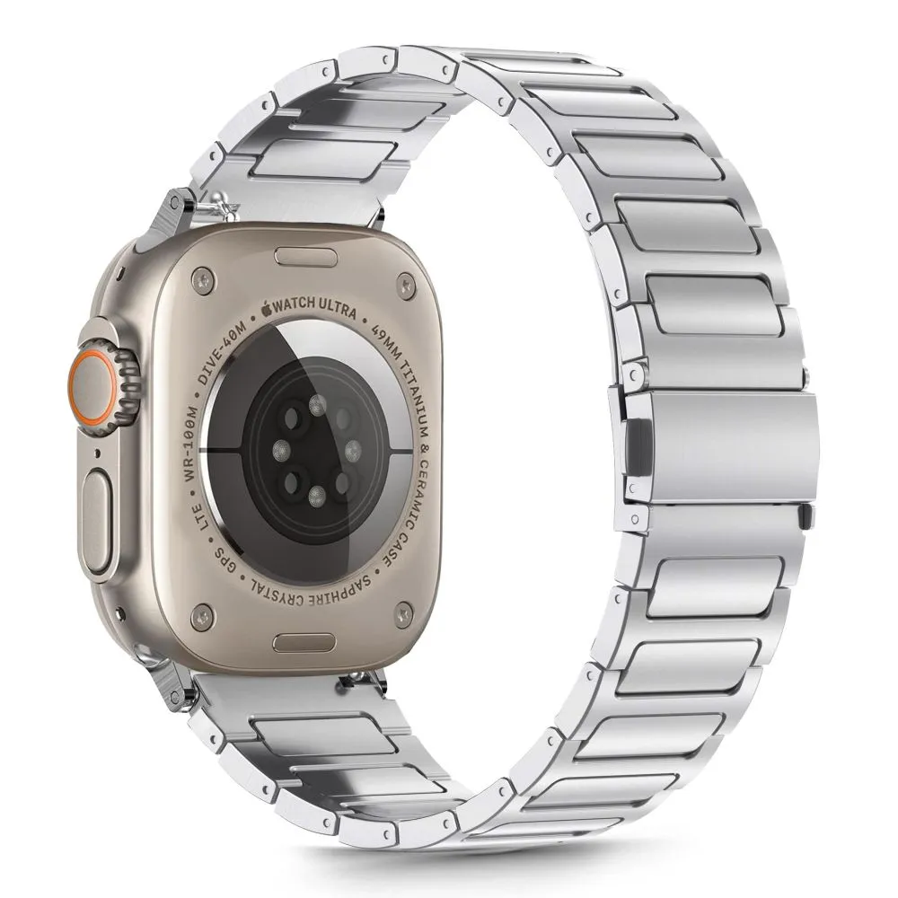 Apple Watch 12 Viedpulksteņu siksniņas sudraba TECH-PROTECT STAINLESS CLASSIC (44/45/46 MM)