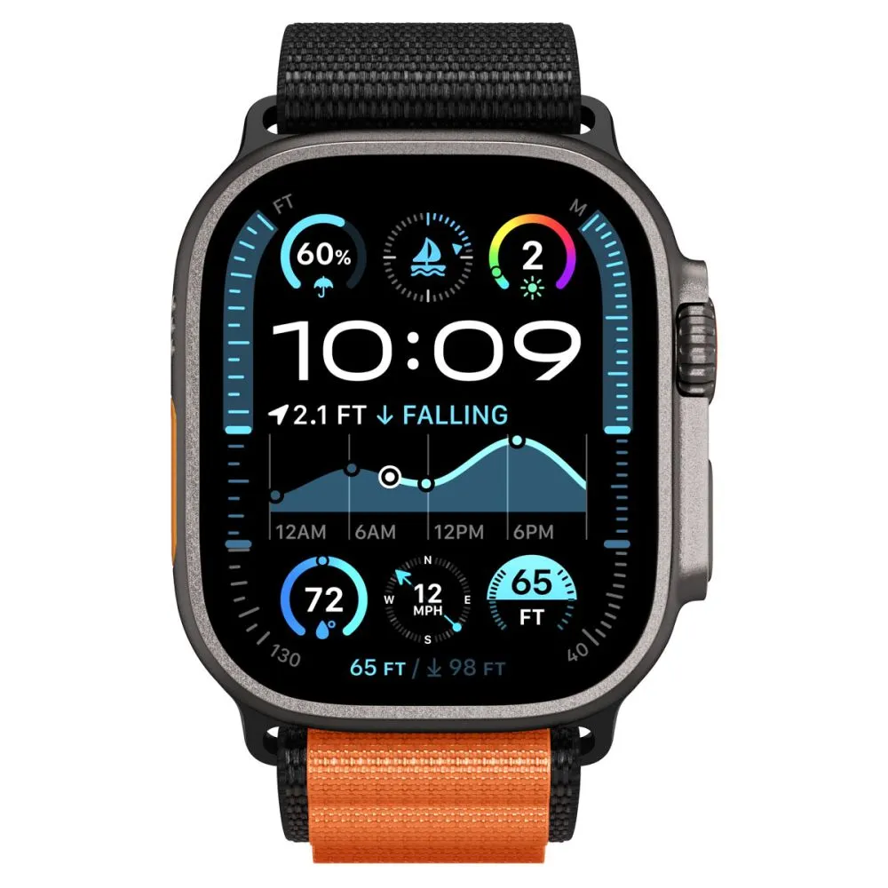 Apple Watch 12 Viedpulksteņu siksniņas SPIGEN WBF1 BAND (44/45/46 MM)