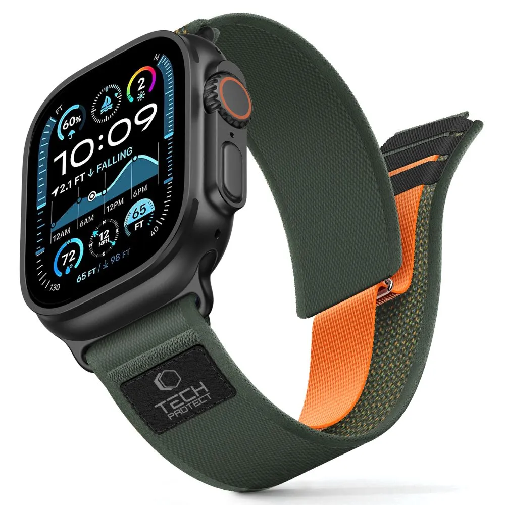 Apple Watch 12 Viedpulksteņu siksniņas TECH-PROTECT NYLON ELITE (44/45/46 MM)