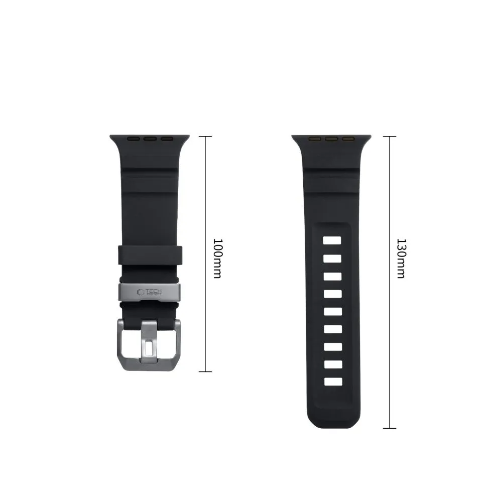 Apple Watch 12 Viedpulksteņu siksniņas melns TECH-PROTECT MOTION (44/45/46 MM)