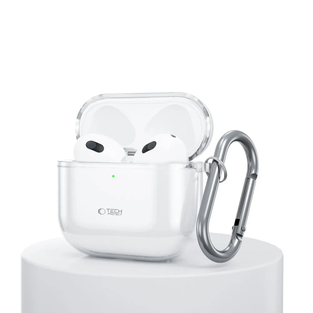 Apple AirPods 5 Aizsargvāciņi un maciņi caurspīdīgs TECH-PROTECT FLEXAIR