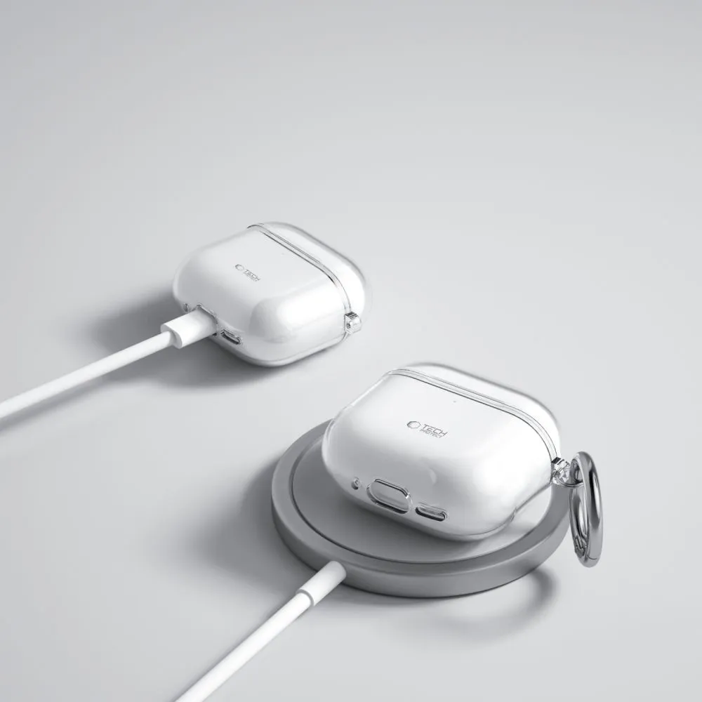 Apple AirPods 5 Aizsargvāciņi un maciņi caurspīdīgs TECH-PROTECT FLEXAIR