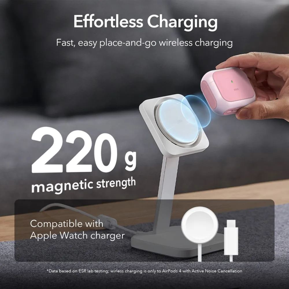 Apple AirPods 5 Aizsargvāciņi un maciņi rozā ESR ORBIT HALOLOCK MAGSAFE