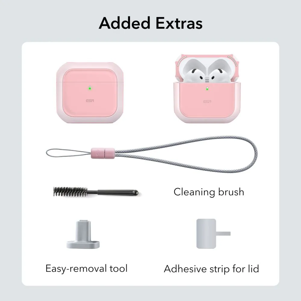 Apple AirPods 5 Aizsargvāciņi un maciņi rozā ESR ORBIT HALOLOCK MAGSAFE
