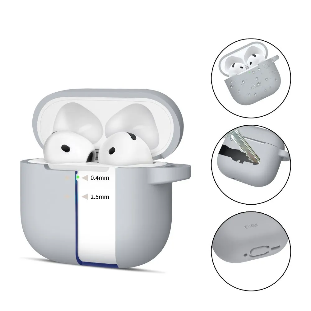 Apple AirPods 5 Aizsargvāciņi un maciņi  TECH-PROTECT SILICONE HOOK
