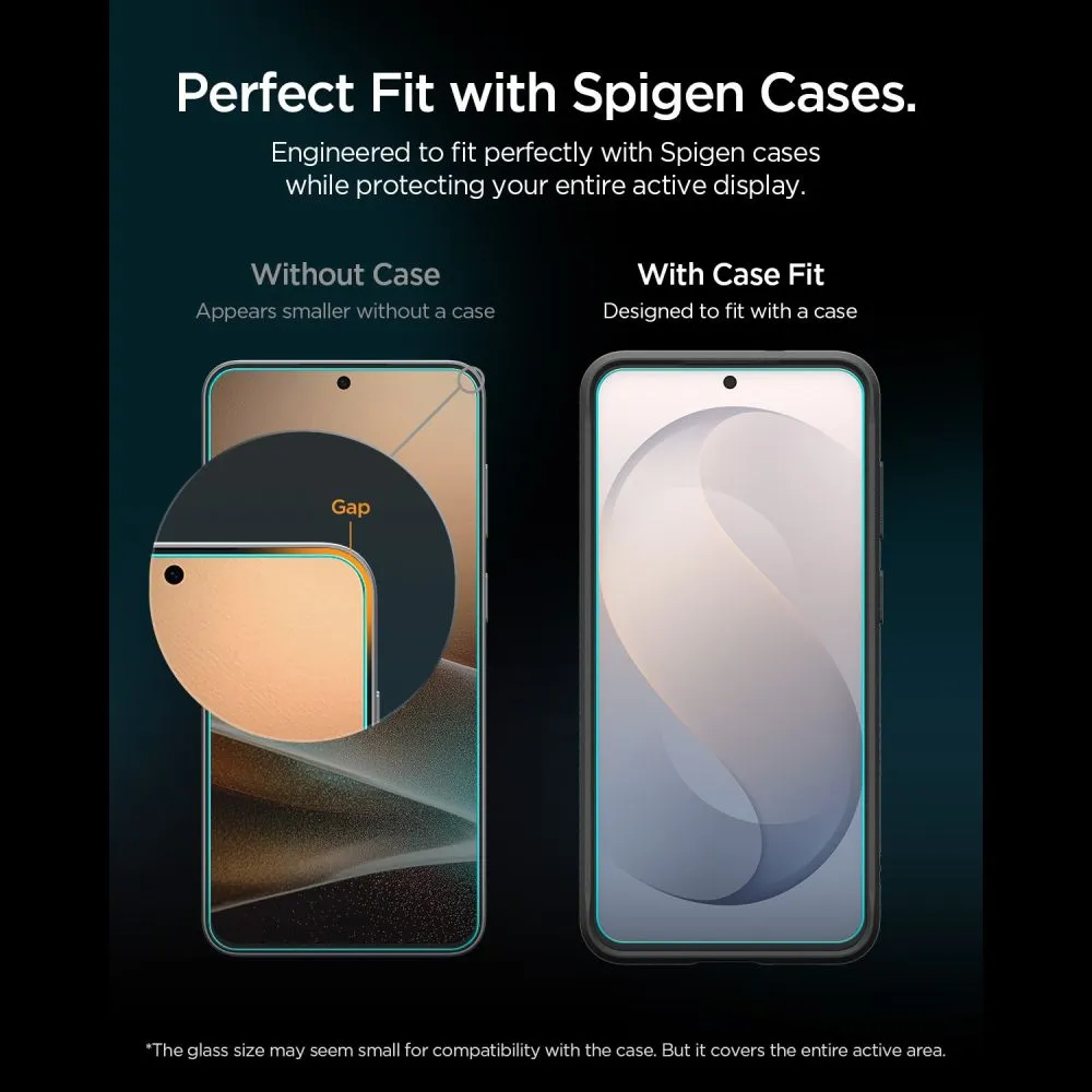 Samsung Galaxy S26 FE Aizsargstikls  SPIGEN GLAS.TR EZ FIT PRO AC