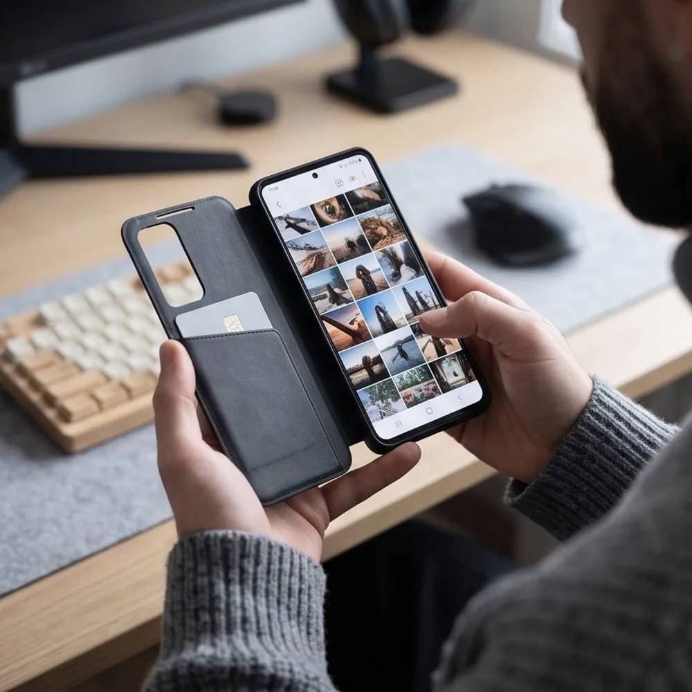 Samsung Galaxy S26 FE Telefona maciņš  TECH-PROTECT SMART WALLET