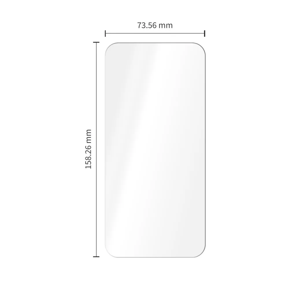 Samsung Galaxy S26 FE Aizsargstikls  TECH-PROTECT GLASS FIT+ 2-PACK