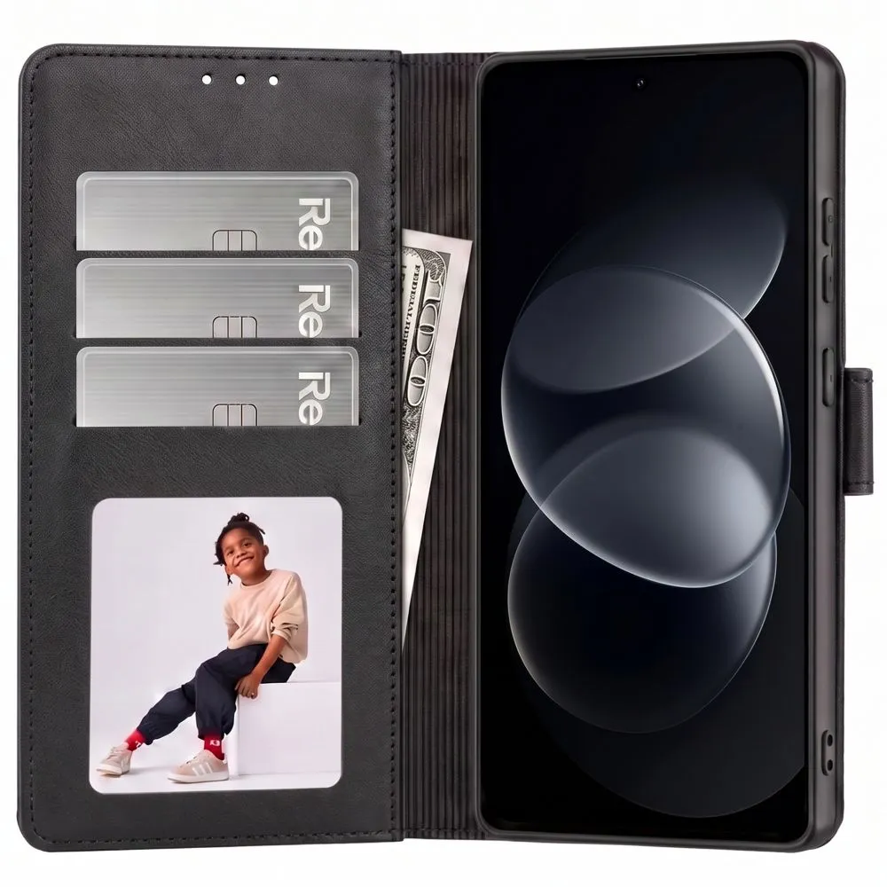 Xiaomi RedMi Note 17 Pro 5G Telefona maciņš melns TECH-PROTECT WALLET
