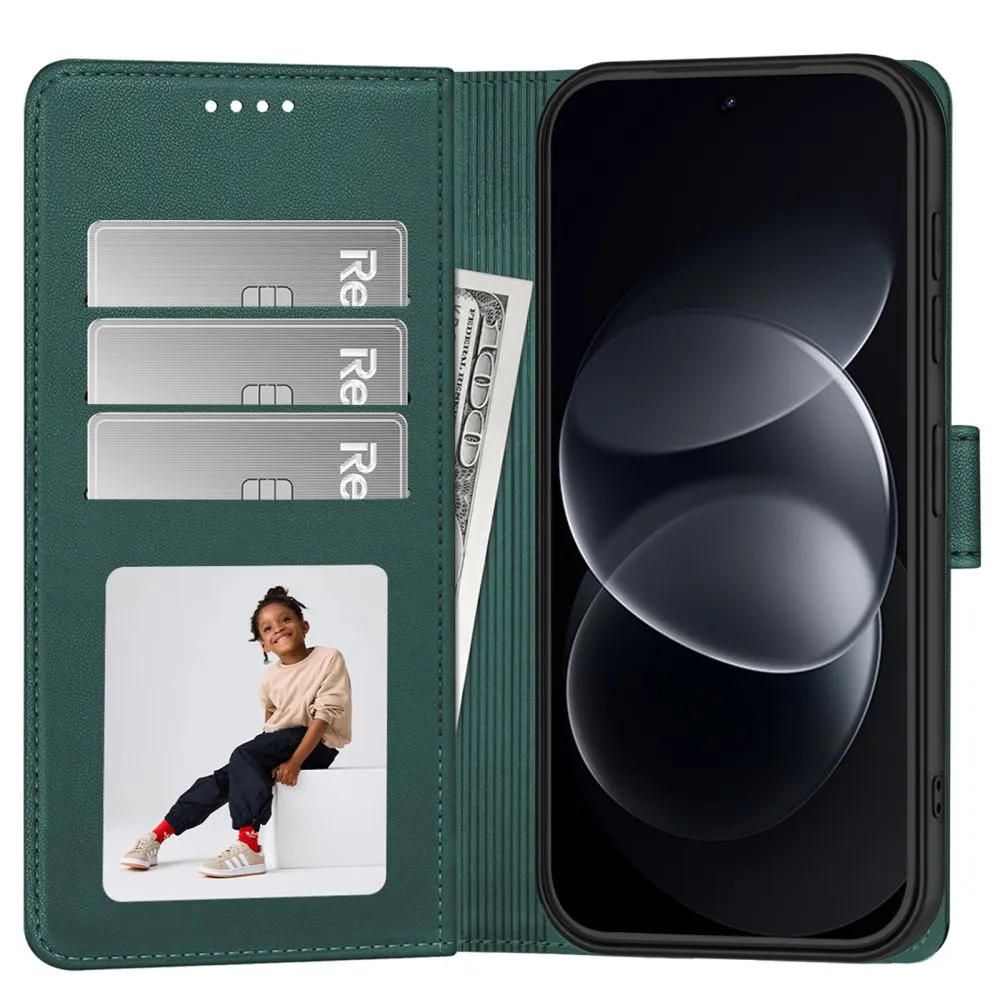 Xiaomi RedMi Note 17 Pro Max 5G Phone Case green TECH-PROTECT WALLET