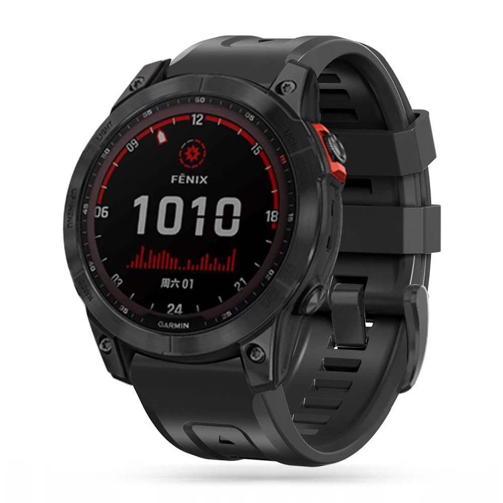 Garmin Fenix 9 / PRO Viedpulksteņu siksniņas melns TECH-PROTECT Iconband (47 MM)