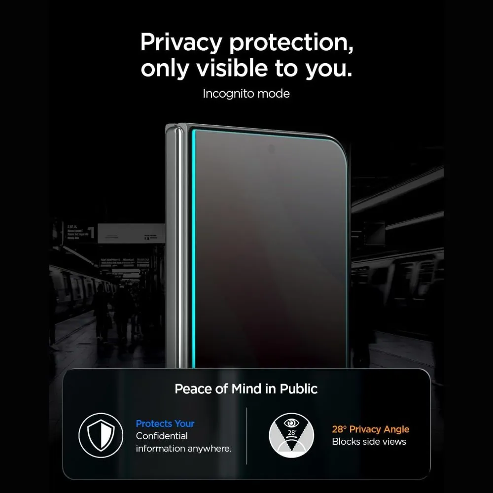 Apple iPhone Duo Aizsargstikls SPIGEN GLAS.TR EZ FIT PRO AC PRIVACY